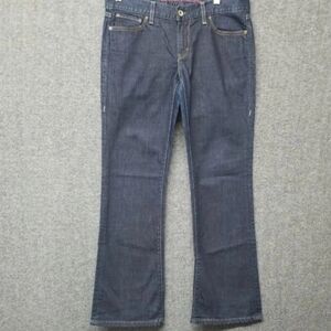 Levis 522 Ultra Low Jean's Women's Size  33" x 32"(Actual) Dark Wash Blue